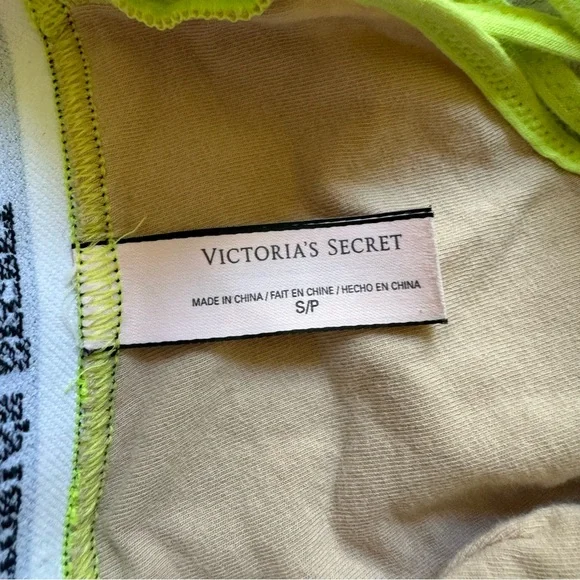 ✨ Victoria's Secret Lace Bralet Neon Yellow Sexy Strappy Back Bra - Picture 4 of 6